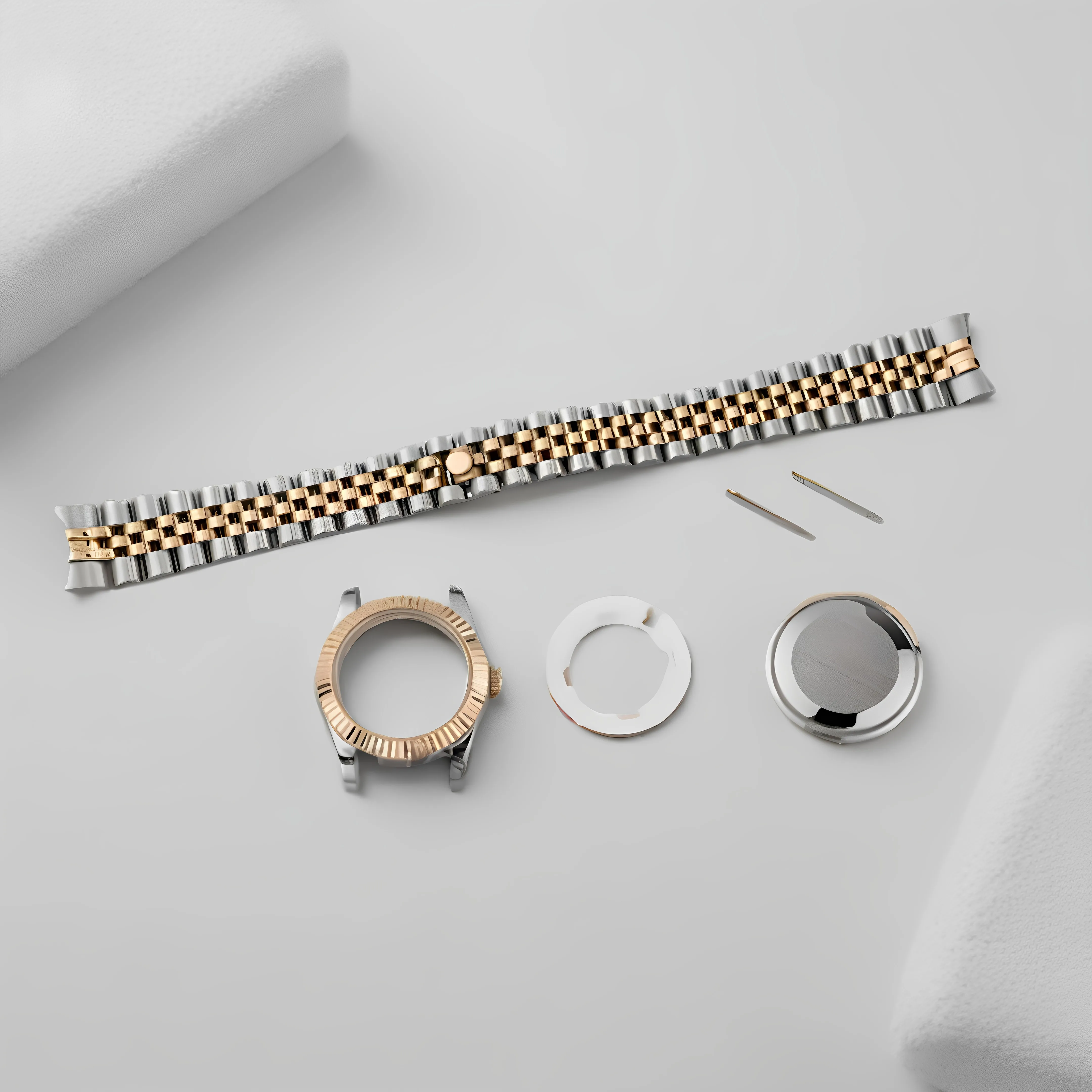 NH05 Case 33mm Stainless Steel Lady's Case Strap Sapphire Glass Waterproof For Datejust NH05 NH06 Automatic Movement Accessories
NH05 Case 33mm Stainless Steel Lady's Case Strap Sapphire Glass Waterproof For Datejust NH05 NH06 Automatic Movement Accessories