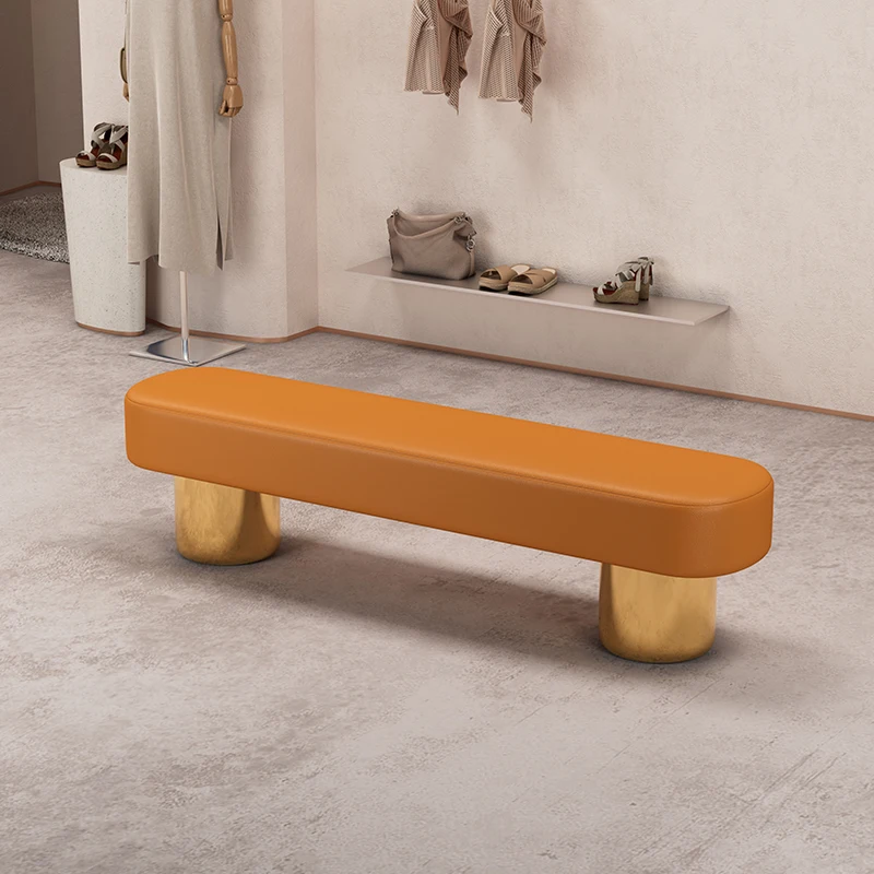 Clothing store sofa stool bench changing shoes fitting room resting shoe store shoe changing long strip foot
Clothing store sofa stool bench changing shoes fitting room resting shoe store shoe changing long strip foot