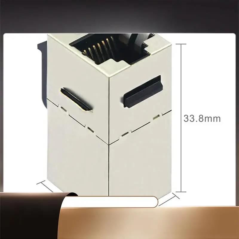 RJ45 Cat6 Shielded In-Line Coupler 25-Pack, Cat 6 Female To Female Keystone Jack 8P8C Cat5e Modular Connector-X64A
RJ45 Cat6 Shielded In-Line Coupler 25-Pack, Cat 6 Female To Female Keystone Jack 8P8C Cat5e Modular Connector-X64A