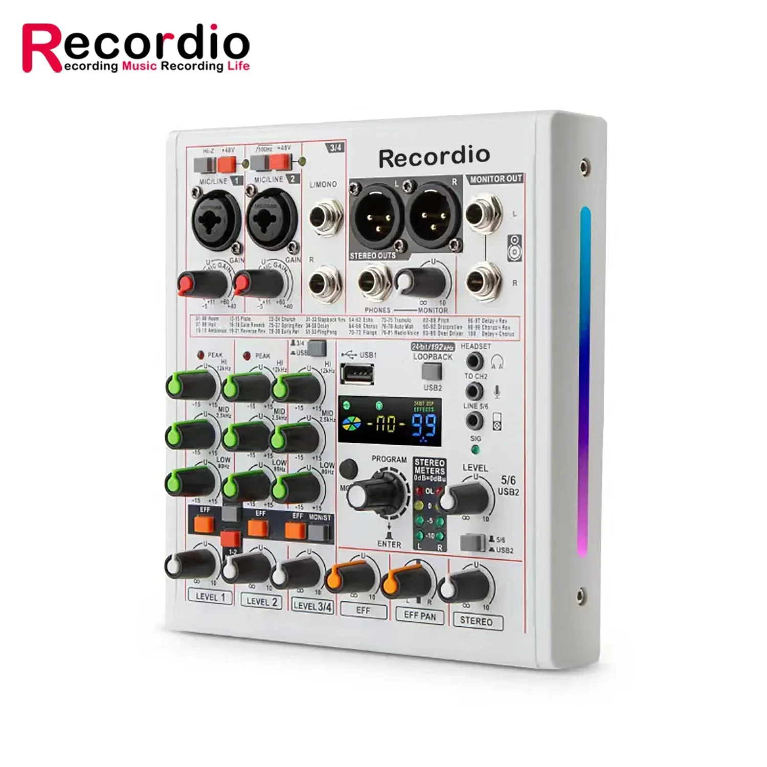 GAX-AM06 Professional 192khz/24bit Sound Card Mixer Stage Performance Network Broadcast Outdoor Wireless Accompaniment
GAX-AM06 Professional 192khz/24bit Sound Card Mixer Stage Performance Network Broadcast Outdoor Wireless Accompaniment