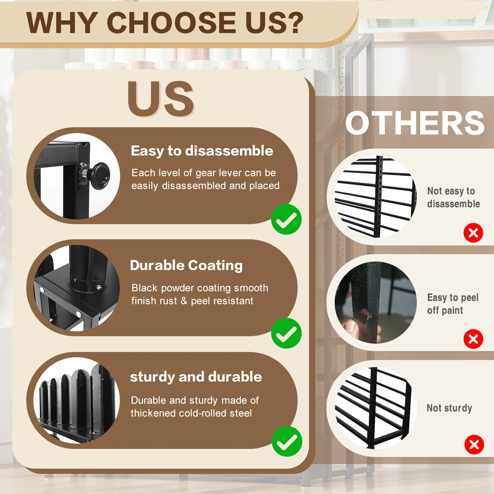 Sturdy Black Storage Trolley with Large Capacity Mobile Metal Carts for Kitchen Garage Workshop and Office Organization
Sturdy Black Storage Trolley with Large Capacity Mobile Metal Carts for Kitchen Garage Workshop and Office Organization