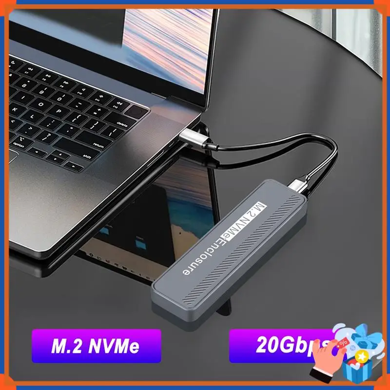 Компактный внешний корпус M.2 NVME SSD 20 Гбит/с USB 3.2 GEN 2X2 Type C для 2230/2242/2260/2280 M/B + M Key
Компактный внешний корпус M.2 NVME SSD 20 Гбит/с USB 3.2 GEN 2X2 Type C для 2230/2242/2260/2280 M/B + M Key