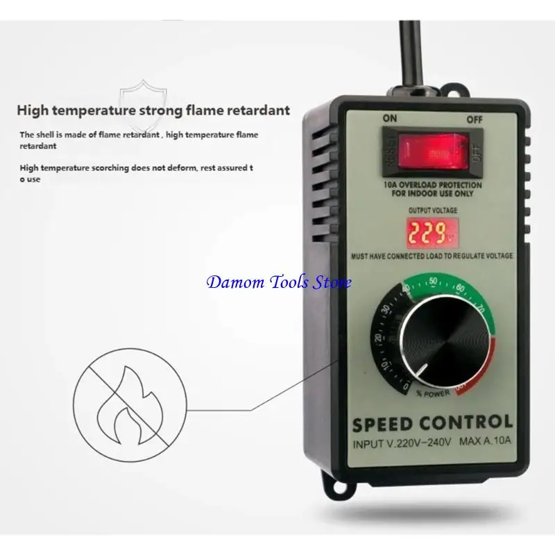 57BE Strong AC Speed Controllers 15A US Quick Install Regulator for Machinery
57BE Strong AC Speed Controllers 15A US Quick Install Regulator for Machinery