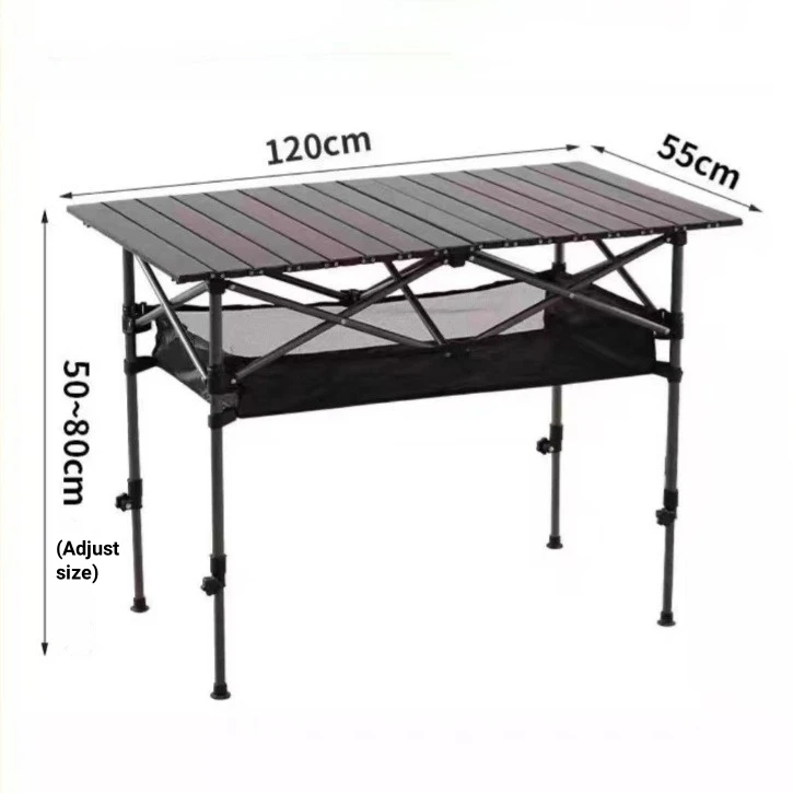 Cheap Outdoor Furniture Portable Roll up Aluminum Heavy Duty Folding Foldable Barbecue Picnic Camping Adjustable Table
Cheap Outdoor Furniture Portable Roll up Aluminum Heavy Duty Folding Foldable Barbecue Picnic Camping Adjustable Table