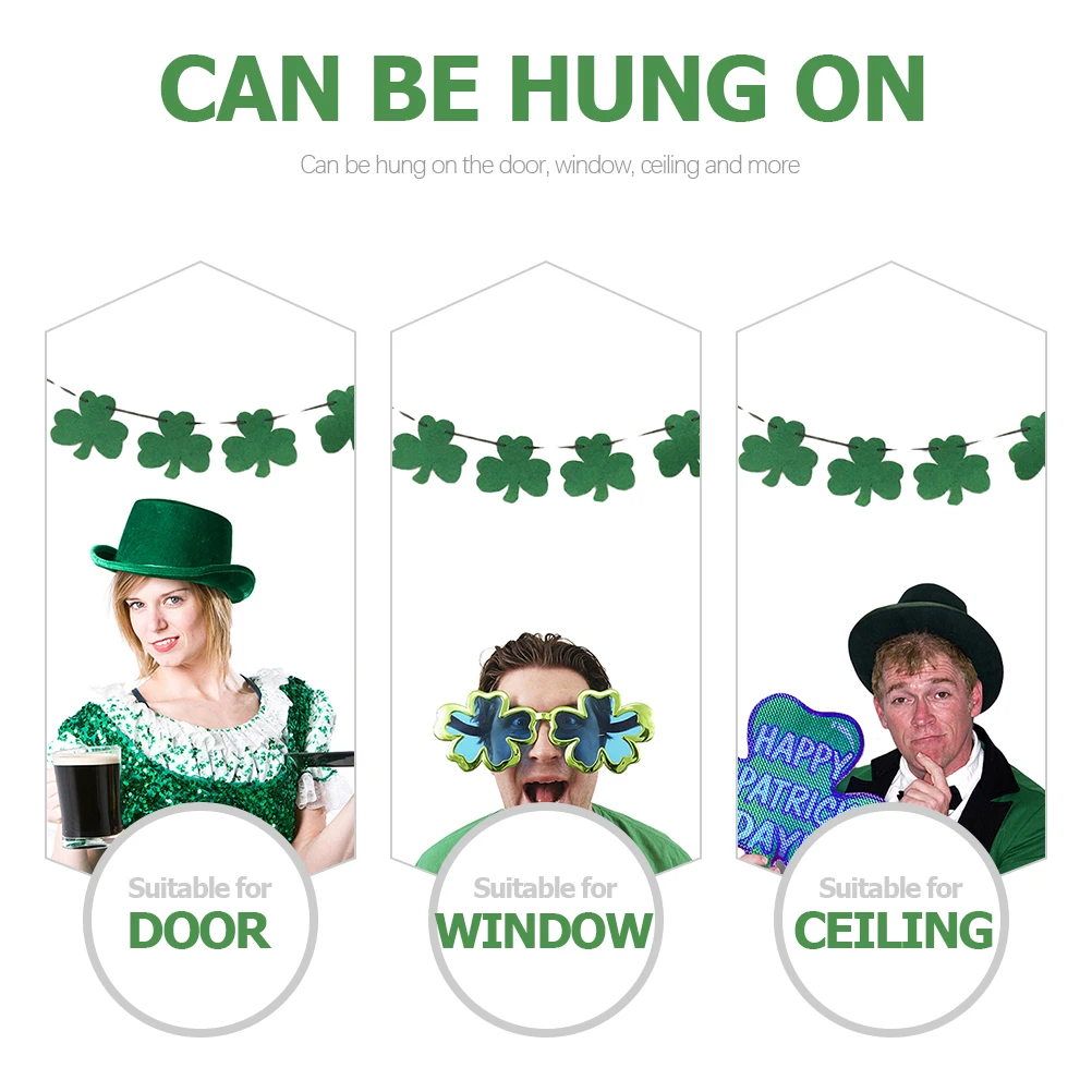 Shamrock Banner Clover Garland Patrick Day Decor Party Hanging Streamer Wall Props Bright Flags Shamrock Decors
Shamrock Banner Clover Garland Patrick Day Decor Party Hanging Streamer Wall Props Bright Flags Shamrock Decors