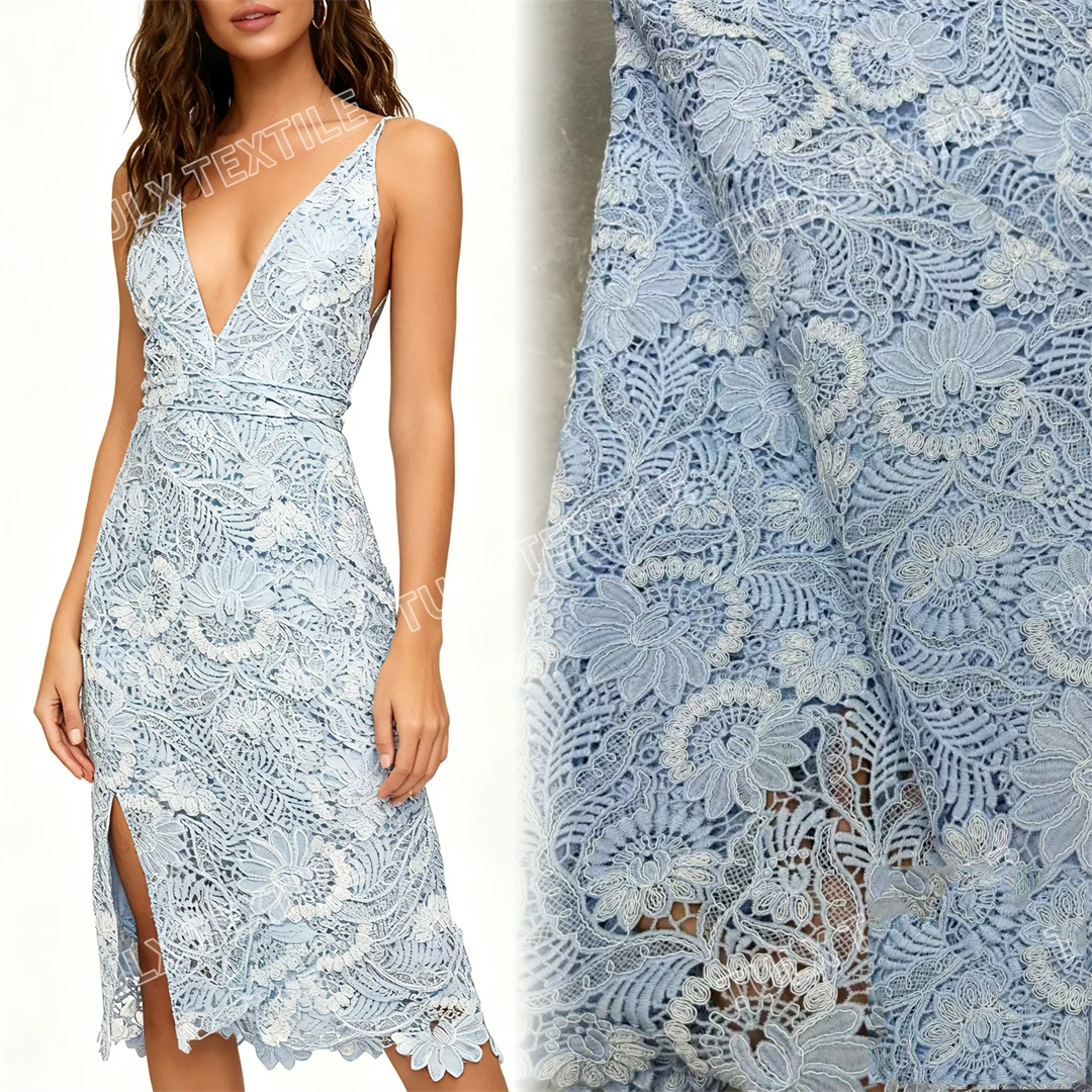 African Cord Lace Fabrics 5 Yards 2026 High Quality Nigerian Guipure Sequins Beaded Lace Fabric For Women Wedding Dresses
African Cord Lace Fabrics 5 Yards 2026 High Quality Nigerian Guipure Sequins Beaded Lace Fabric For Women Wedding Dresses