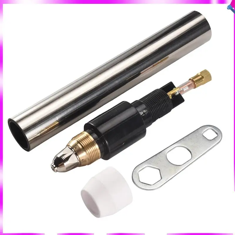 N96R P80 Stainless Steel Straight Shank Plasma Cutting Head Metal Cutting Torch Electrode Nozzle
N96R P80 Stainless Steel Straight Shank Plasma Cutting Head Metal Cutting Torch Electrode Nozzle