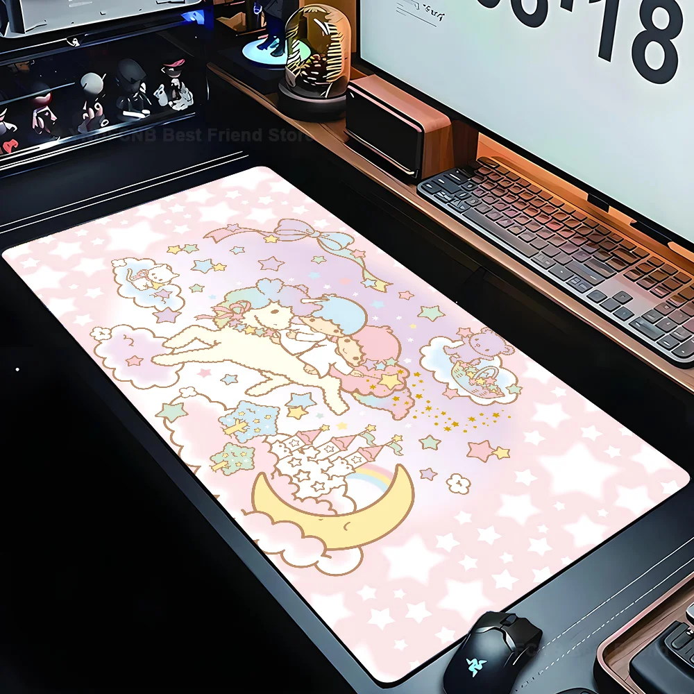 MINISO Little Twin Star Mousepad Mouse Mat Desk Mat With Pad gaming accessories Prime Gaming XXL Keyboard Pad
MINISO Little Twin Star Mousepad Mouse Mat Desk Mat With Pad gaming accessories Prime Gaming XXL Keyboard Pad