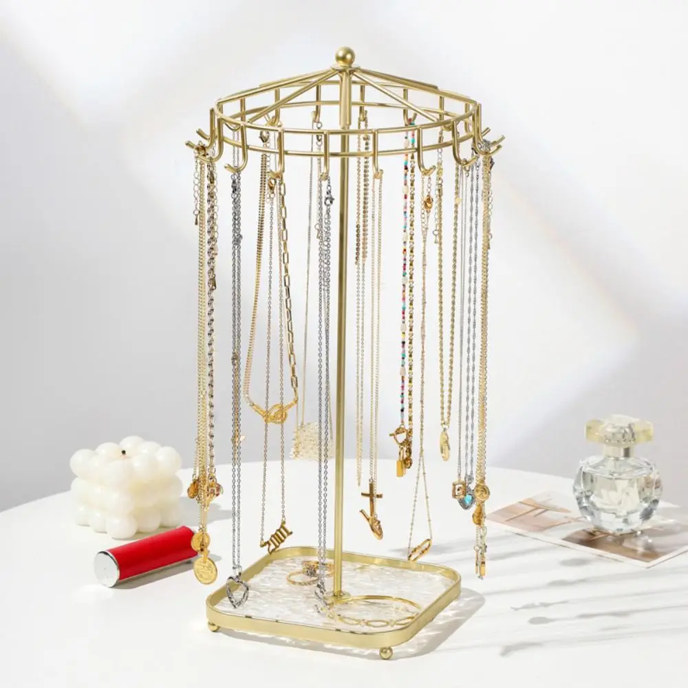 Metal Storage Rack with Base Detachable Necklace Organizer Holder Rotatable Creative Jewelry Display Stand Cosmetics
Metal Storage Rack with Base Detachable Necklace Organizer Holder Rotatable Creative Jewelry Display Stand Cosmetics
