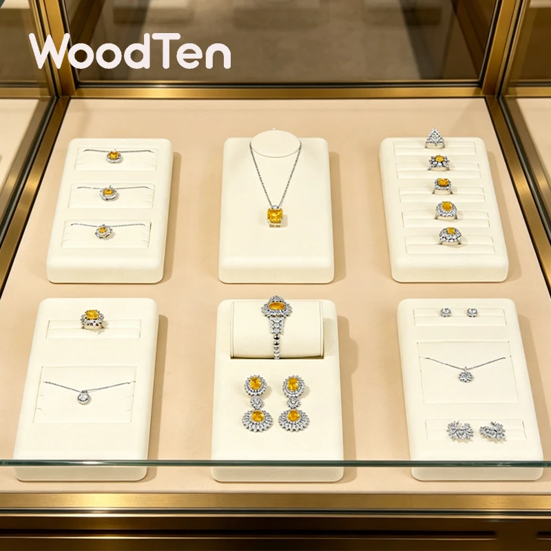 WoodTen Microfiber Jewelry Display Props Organizer Ring Necklace Watch Earrings Bracelet Stand for Jewelry Storage And Showcase
WoodTen Microfiber Jewelry Display Props Organizer Ring Necklace Watch Earrings Bracelet Stand for Jewelry Storage And Showcase