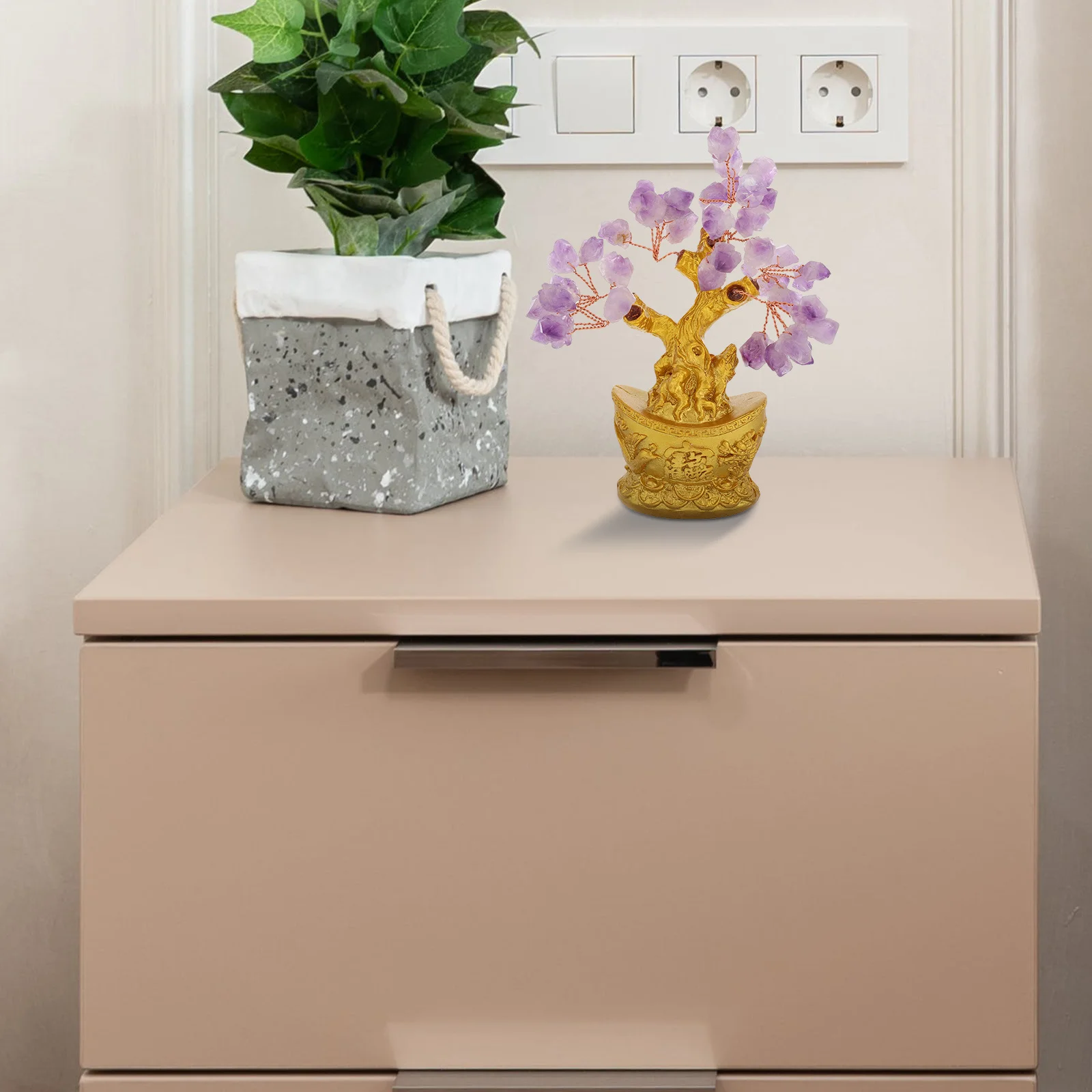 Natural Amethyst Crystal Purple Gemstone Money Tree Bonsai Yuanbao Base Office Home Room Desk Decor Meditation Healing Energy
Natural Amethyst Crystal Purple Gemstone Money Tree Bonsai Yuanbao Base Office Home Room Desk Decor Meditation Healing Energy