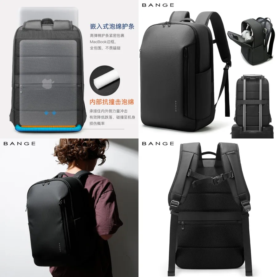 【New style】BANGE new - backpack large-capacity men's high-end 17-inch business commuter portable computer backpack
【New style】BANGE new - backpack large-capacity men's high-end 17-inch business commuter portable computer backpack