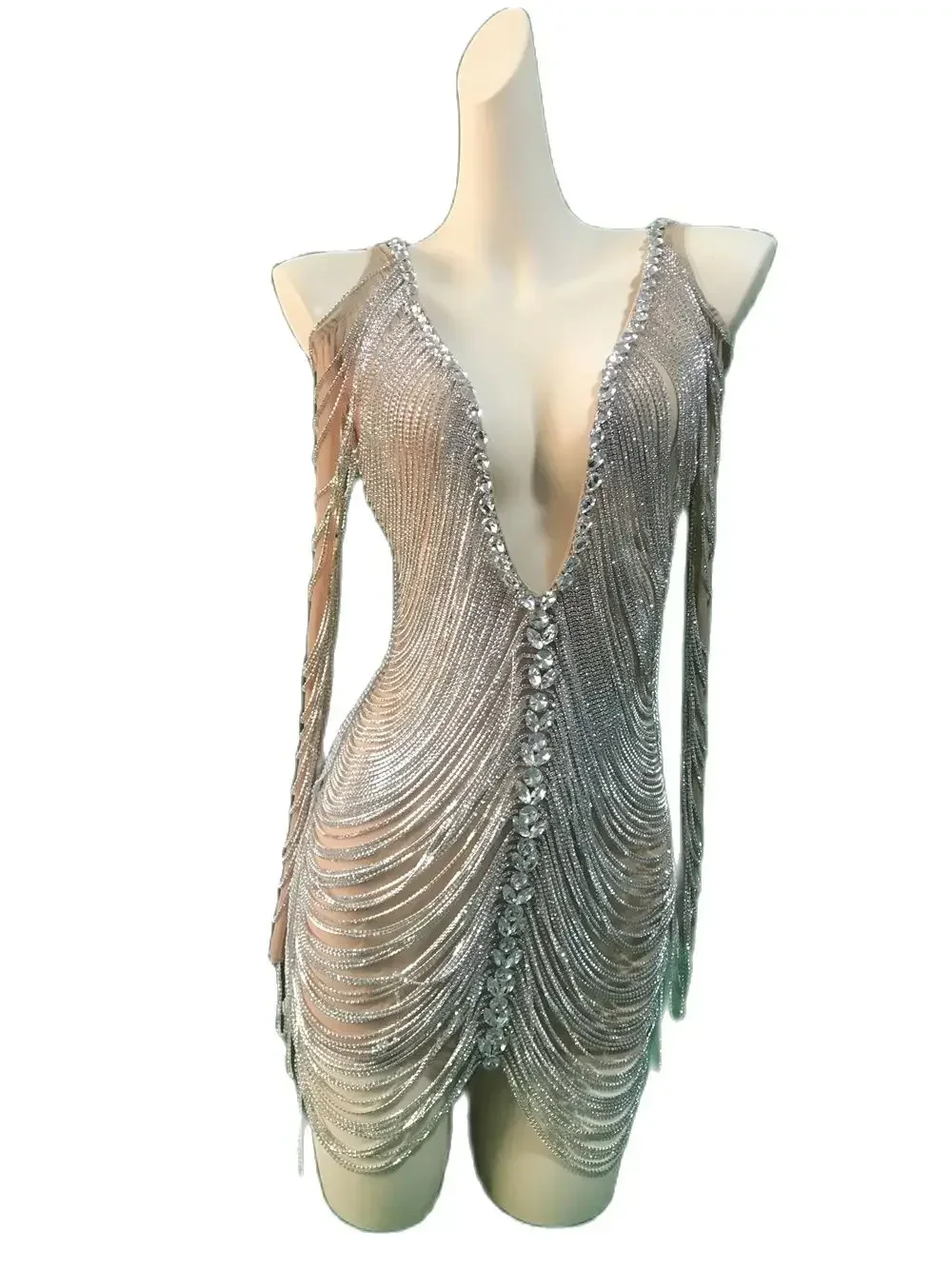 Women Stunning Hot Drill Rhinestones Short Mini Sexy Dress Celebrate Night Party Bar Show Birthday Drag Queen Costumes
Women Stunning Hot Drill Rhinestones Short Mini Sexy Dress Celebrate Night Party Bar Show Birthday Drag Queen Costumes