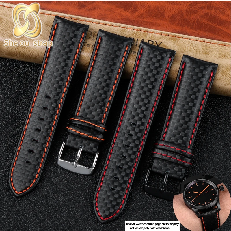 20MM 21MM 22MM 23MM Universal Brand Black Carbon Fiber Watch band For Men's Watchstrap Pin buckle Butterfly clasp Soft
20MM 21MM 22MM 23MM Universal Brand Black Carbon Fiber Watch band For Men's Watchstrap Pin buckle Butterfly clasp Soft