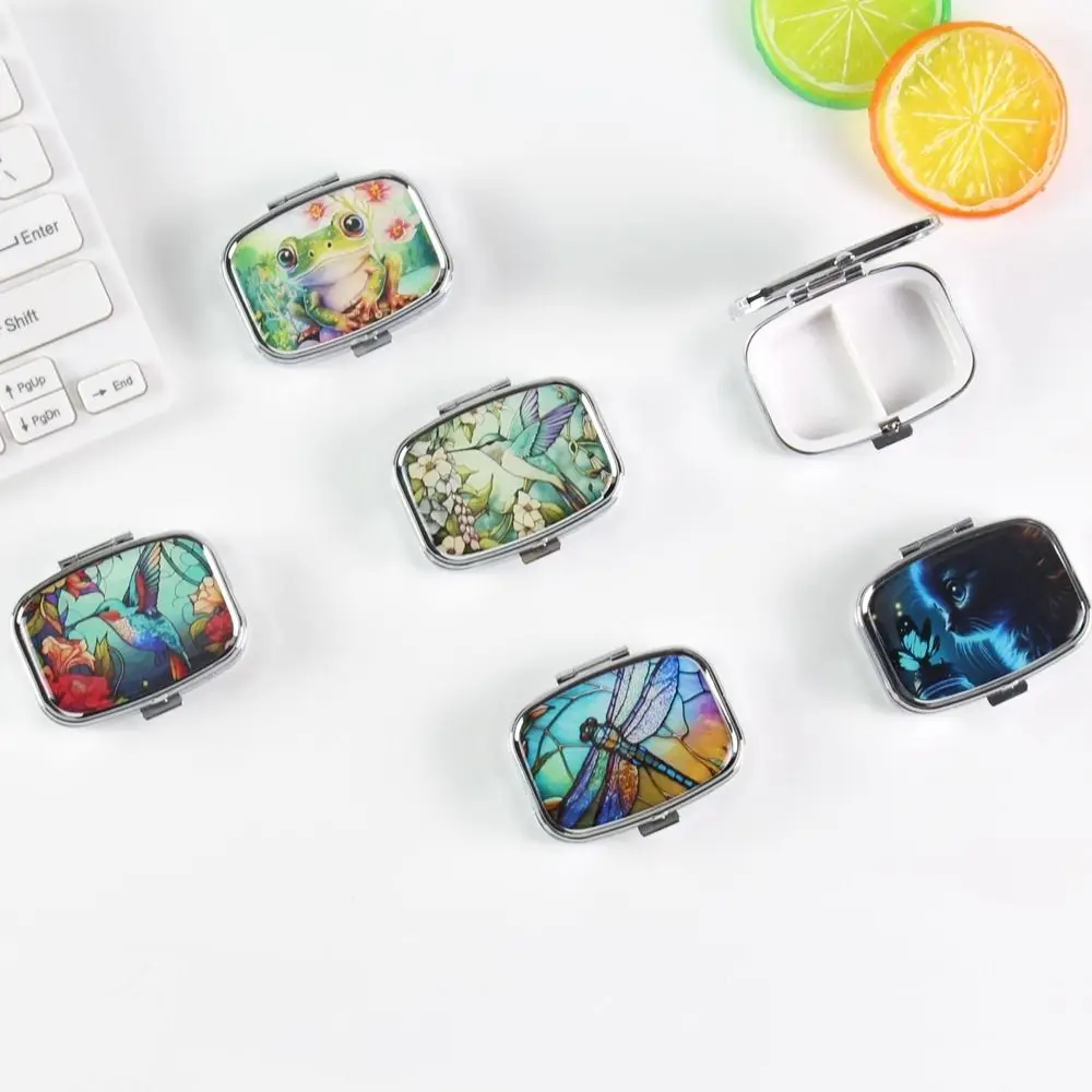 3Pcs Durable Iron Metal Pill Boxes Divided Lovely Colored Small Pill Container Decorative Travel Medicine Case Cabinet
3Pcs Durable Iron Metal Pill Boxes Divided Lovely Colored Small Pill Container Decorative Travel Medicine Case Cabinet