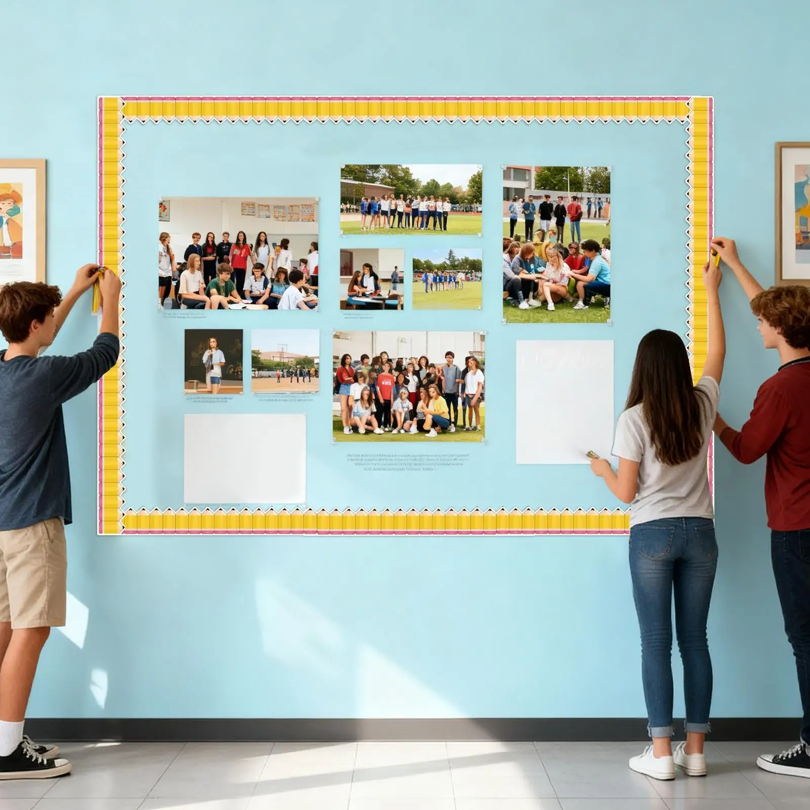 Украшения для доски объявлений, милый забавный канцелярский декор, декоративная рамка для доски объявлений для офисов, дома, на открытом воздухе, семейства
Украшения для доски объявлений, милый забавный канцелярский декор, декоративная рамка для доски объявлений для офисов, дома, на открытом воздухе, семейства