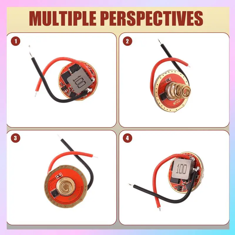 AB25-Driver Board Module XHP70 6V LED 5A Constant Current Driver Board 22Mm Input Voltage 6-12.6V Flashlight Accessories
AB25-Driver Board Module XHP70 6V LED 5A Constant Current Driver Board 22Mm Input Voltage 6-12.6V Flashlight Accessories