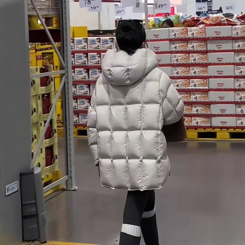 Loose Thickened Winter Coat Korean Style Casual Fashion Comfortable Outerwear Coat Women's down Cotton Jacket Hooded
Loose Thickened Winter Coat Korean Style Casual Fashion Comfortable Outerwear Coat Women's down Cotton Jacket Hooded