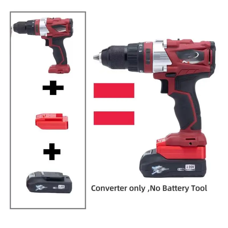 Battery Adapter For Aldi Ferrex Activ Energy compatible To For Ozito For Einhell Tools Converter(Not include tools and battery
Battery Adapter For Aldi Ferrex Activ Energy compatible To For Ozito For Einhell Tools Converter(Not include tools and battery