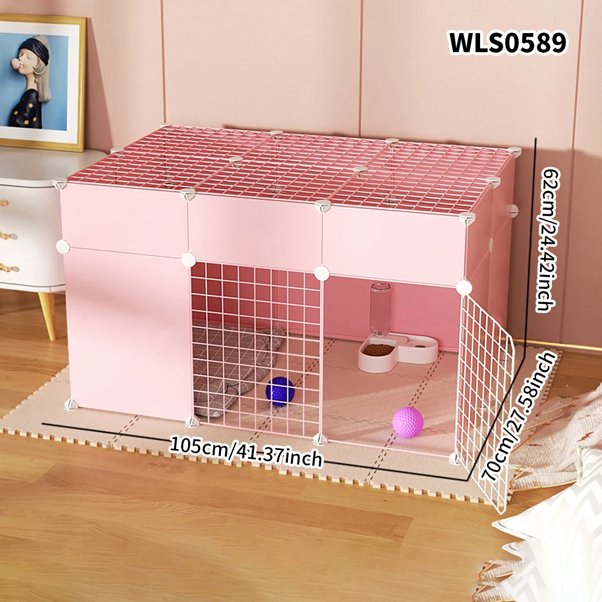 Cat Cage for Home Use, Villa-Style Free Space Indoor Plastic Cat House with Toilet, Large Cat House, Cat Nest
Cat Cage for Home Use, Villa-Style Free Space Indoor Plastic Cat House with Toilet, Large Cat House, Cat Nest
