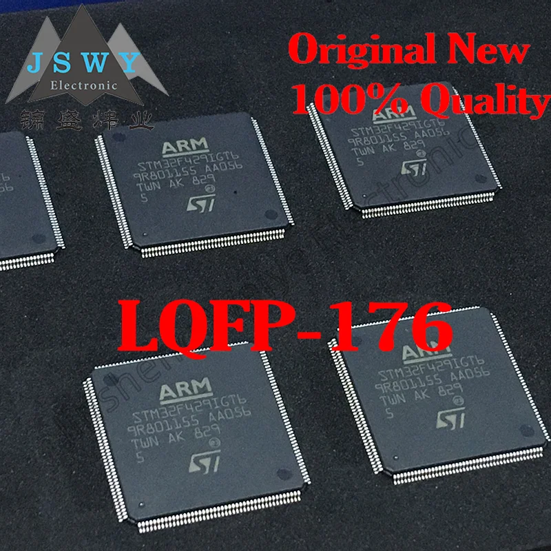 (1-50PCS) STM32F429IGT6 ARM® Cortex® - M4 32-bit microcontroller IC, 1MB flash, 256KB RAM, LQFP-176 package New original In stoc
(1-50PCS) STM32F429IGT6 ARM® Cortex® - M4 32-bit microcontroller IC, 1MB flash, 256KB RAM, LQFP-176 package New original In stoc