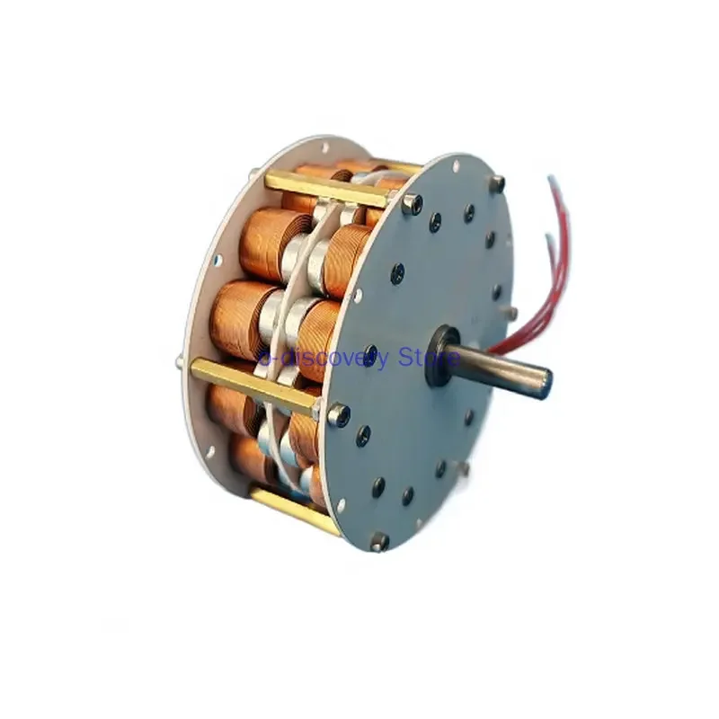 Double-layer High-power Disk Type Iron Core Generator for Ultra-low Speed, Efficient, Multipole, Strong Magnetic Three-phase AC
Double-layer High-power Disk Type Iron Core Generator for Ultra-low Speed, Efficient, Multipole, Strong Magnetic Three-phase AC