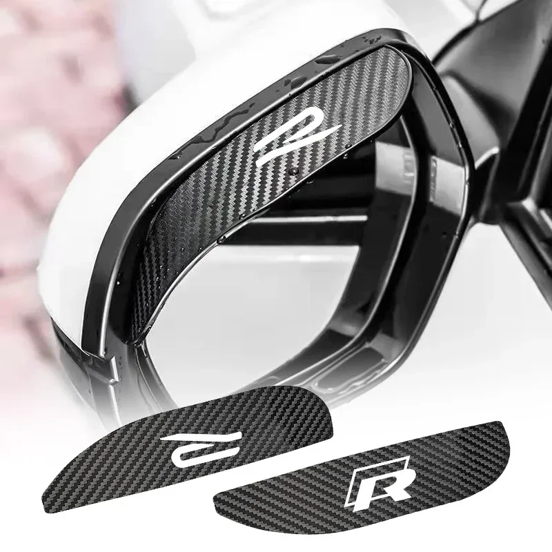 2Pcs Car Rearview Mirror Rain Eyebrow Carbon Fiber for Volkswagen GTI Rline Polo Golf MK8 Touareg Passat Magotan Tiguan Jetta
2Pcs Car Rearview Mirror Rain Eyebrow Carbon Fiber for Volkswagen GTI Rline Polo Golf MK8 Touareg Passat Magotan Tiguan Jetta