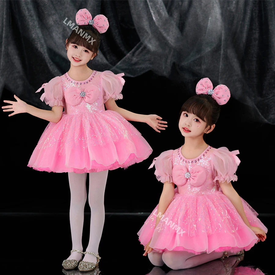 Children's performance dress, fluffy skirt, dance dress, performance dress
Children's performance dress, fluffy skirt, dance dress, performance dress