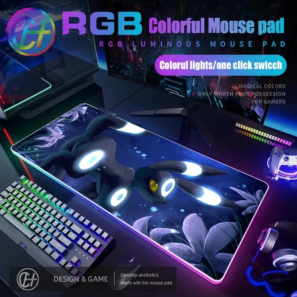 Коврик для мыши Black Moon U-umbreon RGB Gaming P-pokemonS Коврик для мыши HD Gamer Большой светодиодный светильник XXL Коврики для мыши ПК Компьютерный ковер
Коврик для мыши Black Moon U-umbreon RGB Gaming P-pokemonS Коврик для мыши HD Gamer Большой светодиодный светильник XXL Коврики для мыши ПК Компьютерный ковер