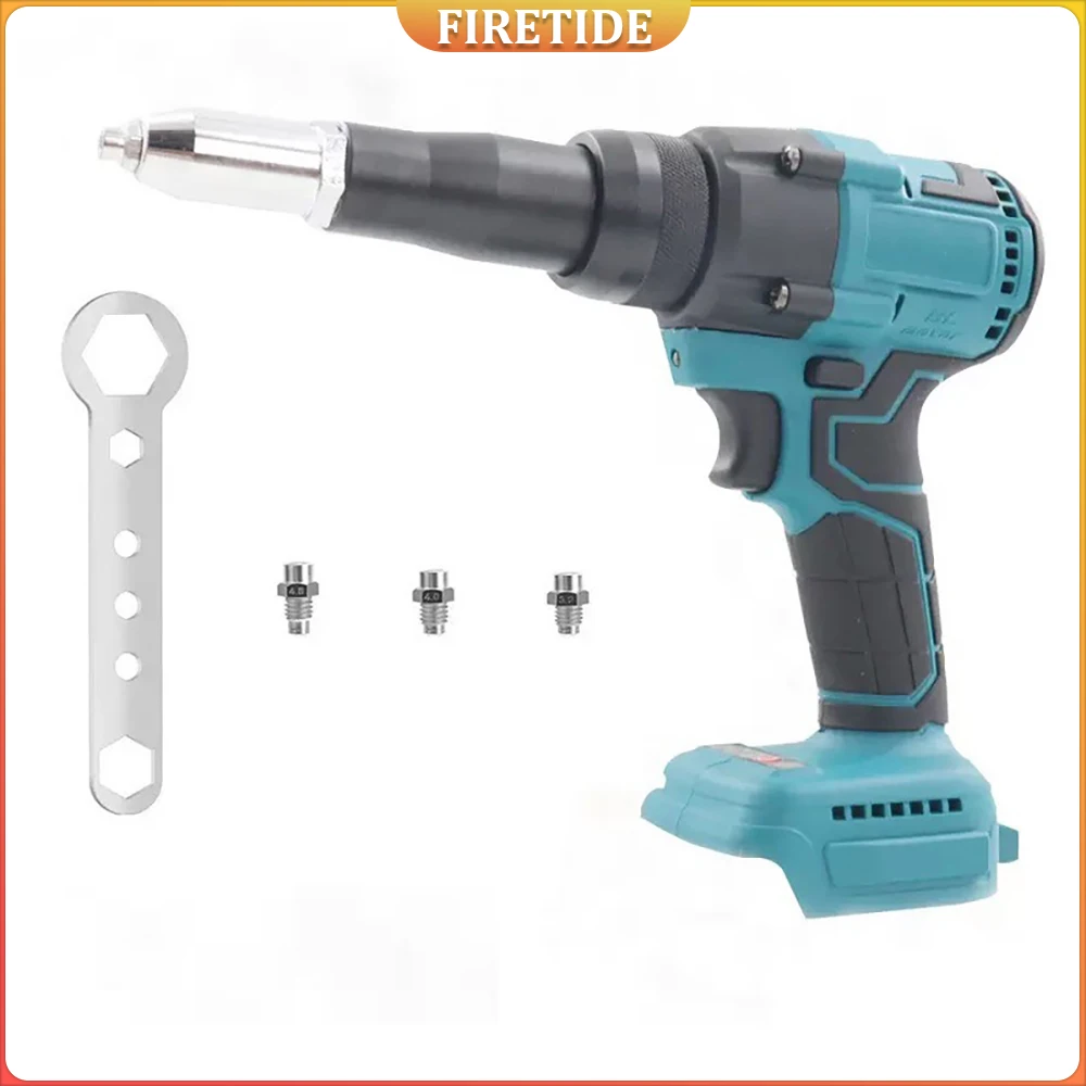 Беспроводной электрический заклепочник, отвертка для бытовых электроинструментов, 2,4-4,8 мм со светодиодной подсветкой для батареи Makita 21 В (не входит в комплект)
Беспроводной электрический заклепочник, отвертка для бытовых электроинструментов, 2,4-4,8 мм со светодиодной подсветкой для батареи Makita 21 В (не входит в комплект)