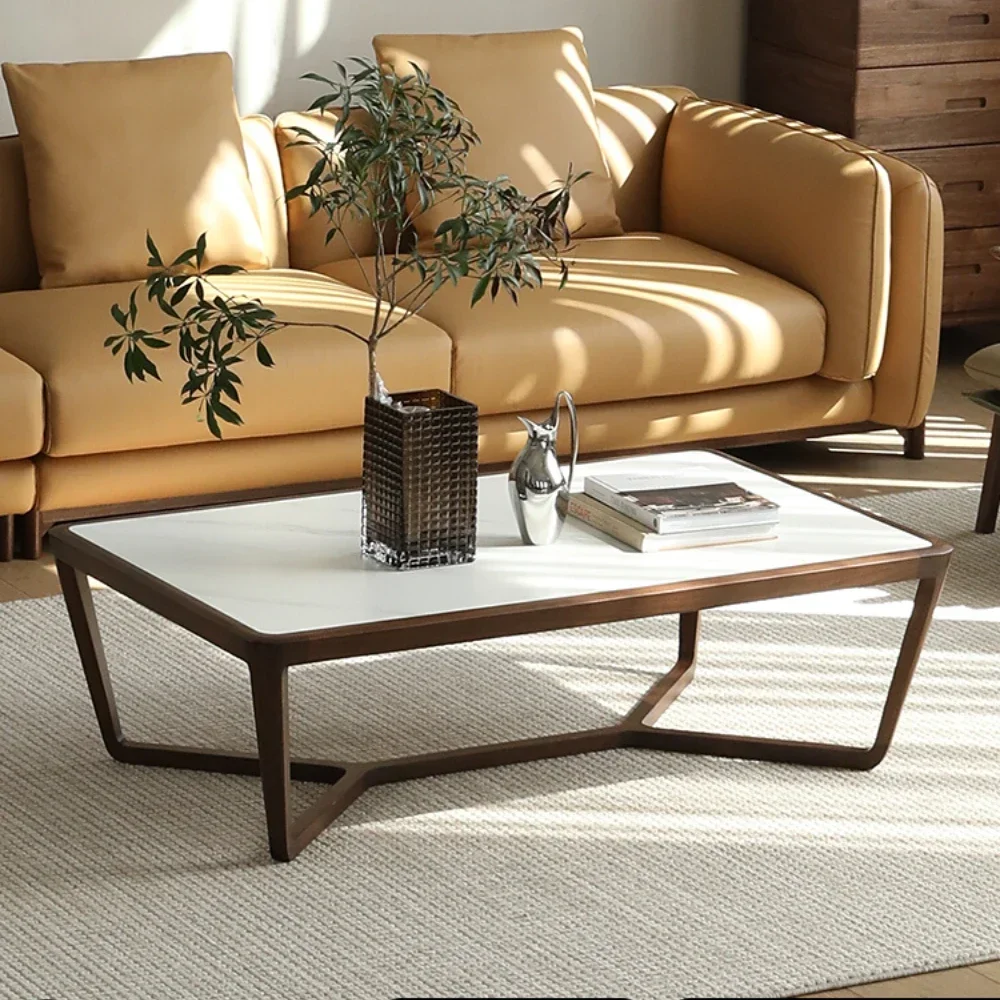 Coffee Table Minimalist Stone Plate Tea Table Living Room Home Solid Wood Tatami Tea Table
Coffee Table Minimalist Stone Plate Tea Table Living Room Home Solid Wood Tatami Tea Table