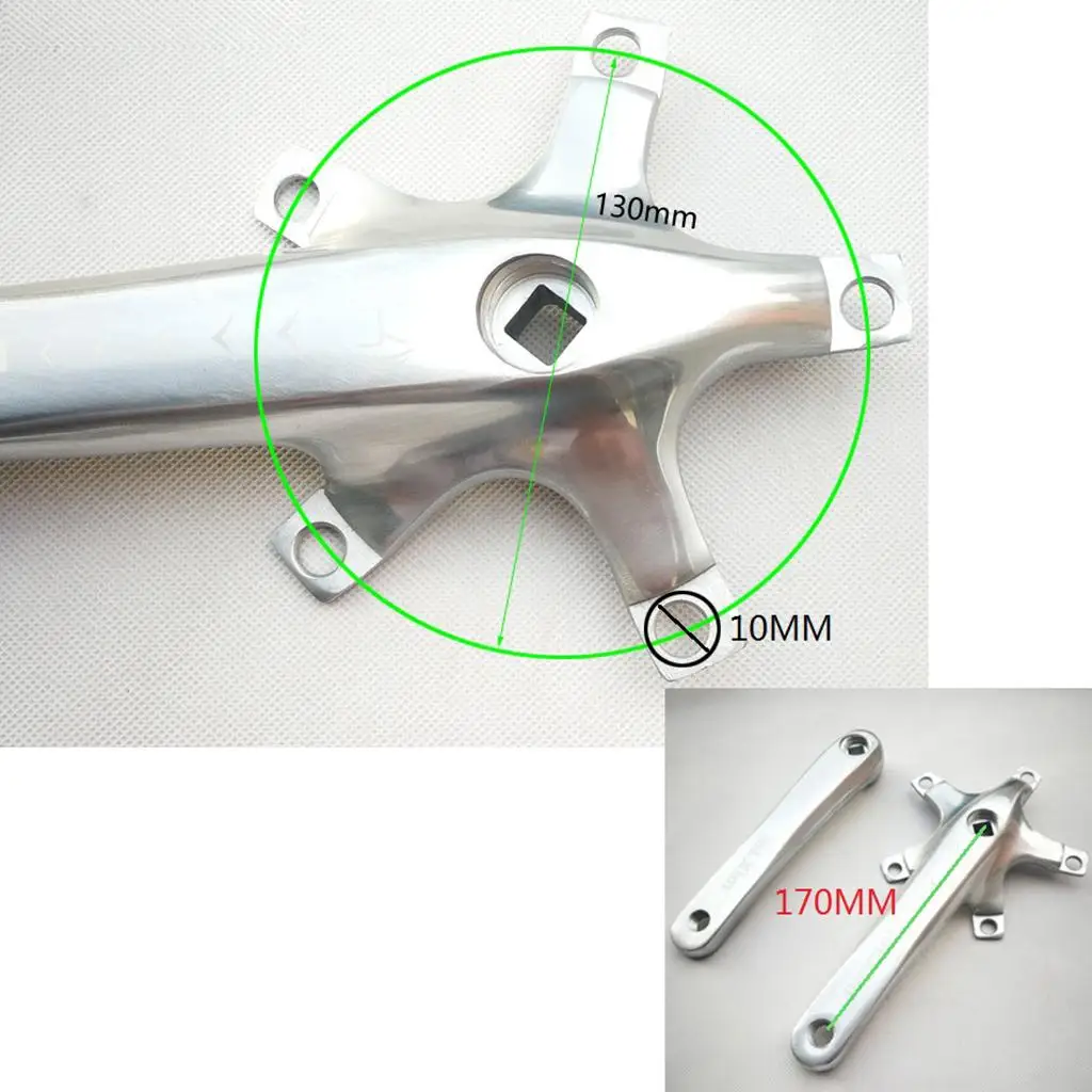 High Strength Bicycle Crank Arms 5-claw Square 8 9 10 Speed Crankset Aluminum Alloy for Mountain Road Folding Bike
High Strength Bicycle Crank Arms 5-claw Square 8 9 10 Speed Crankset Aluminum Alloy for Mountain Road Folding Bike