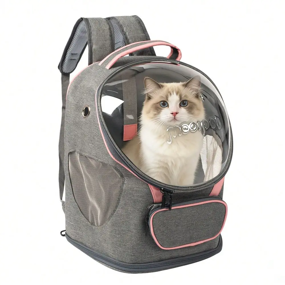 Backpack Carrier, Foldable, Breathable Transparent, Suitable For Cats And Dogs, Portable Travel Bag With Zipper, Essential Pet
Backpack Carrier, Foldable, Breathable Transparent, Suitable For Cats And Dogs, Portable Travel Bag With Zipper, Essential Pet