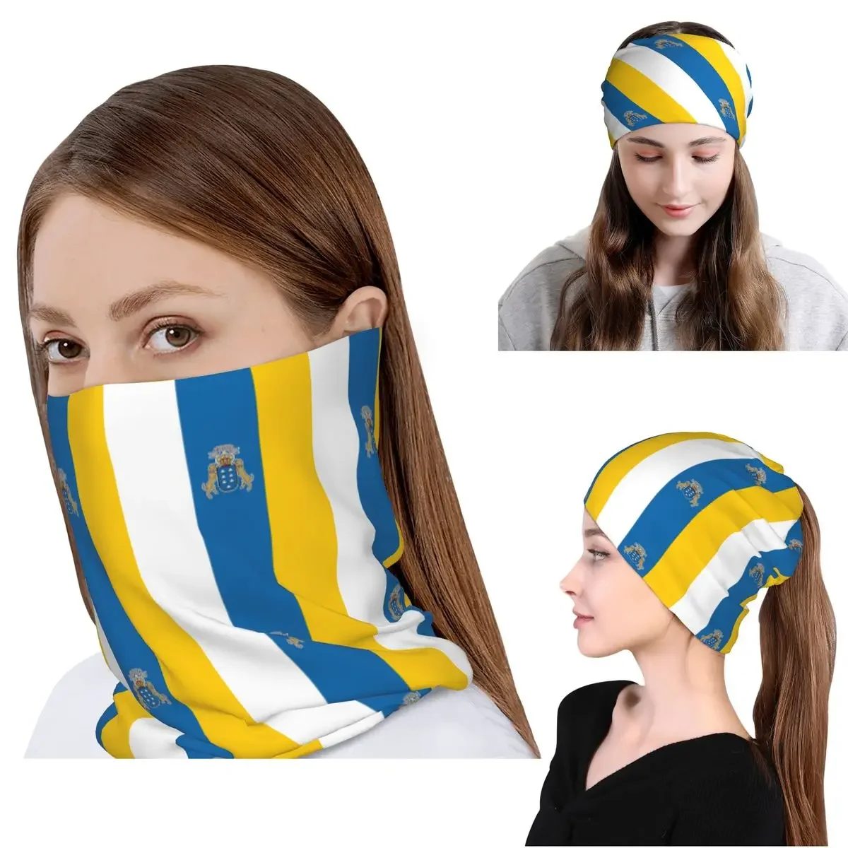 Spain Flag Oceano Canary Islands Bandana Neck Cover Wrap Scarf Multifunction Headwear Beanies Hat Unisex Adult Winter
Spain Flag Oceano Canary Islands Bandana Neck Cover Wrap Scarf Multifunction Headwear Beanies Hat Unisex Adult Winter