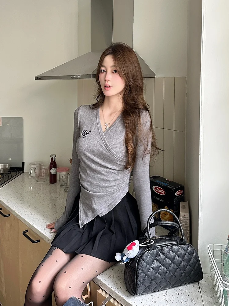 PUFOUY Design Sensual Cross Long Sve V-Ne Slim Fit Base irt Внутренняя одежда Плотно смесь хлопка и полиэстера для поездок на работу Sle
PUFOUY Design Sensual Cross Long Sve V-Ne Slim Fit Base irt Внутренняя одежда Плотно смесь хлопка и полиэстера для поездок на работу Sle