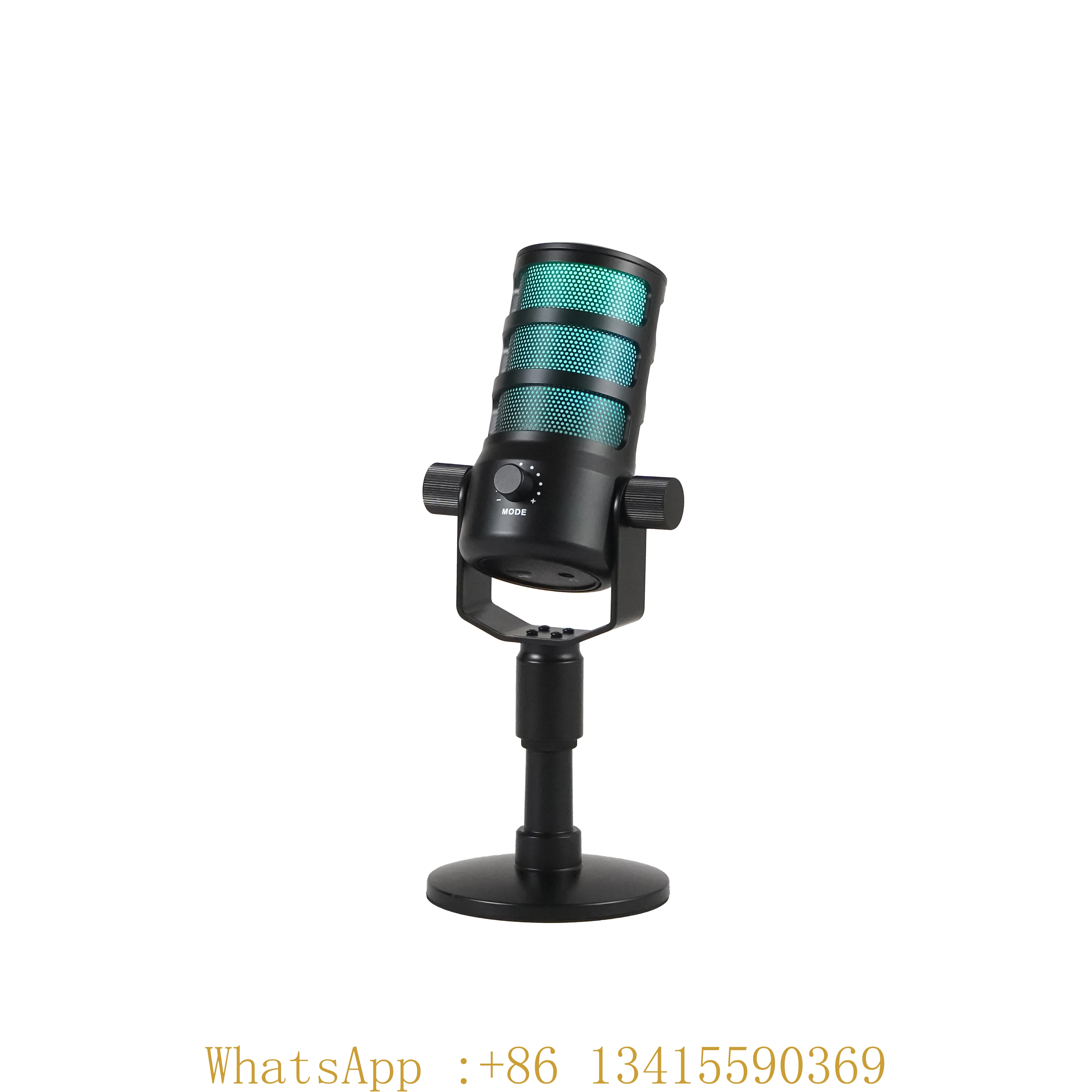 RGB USB Computer Microphone Plug &Play Desktop Omnidirectional Condenser Wired Microphone
RGB USB Computer Microphone Plug &Play Desktop Omnidirectional Condenser Wired Microphone