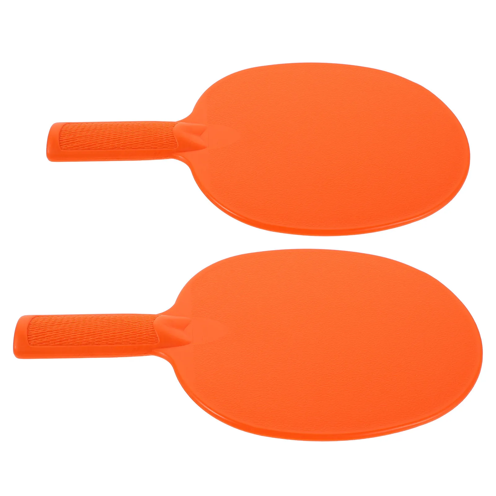 2Pcs Plastic Table Tennis Paddle Set Lightweight Stable Design Indoor Outdoor Training Rackets for Beginners