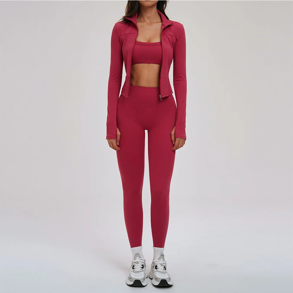 Yoga Set 2/3PCS Women's Tracksuit Workout Outfits Sportswear Gym Clothing High Waist Leggings Fitness Long Sleeved Sports Suits
Yoga Set 2/3PCS Women's Tracksuit Workout Outfits Sportswear Gym Clothing High Waist Leggings Fitness Long Sleeved Sports Suits