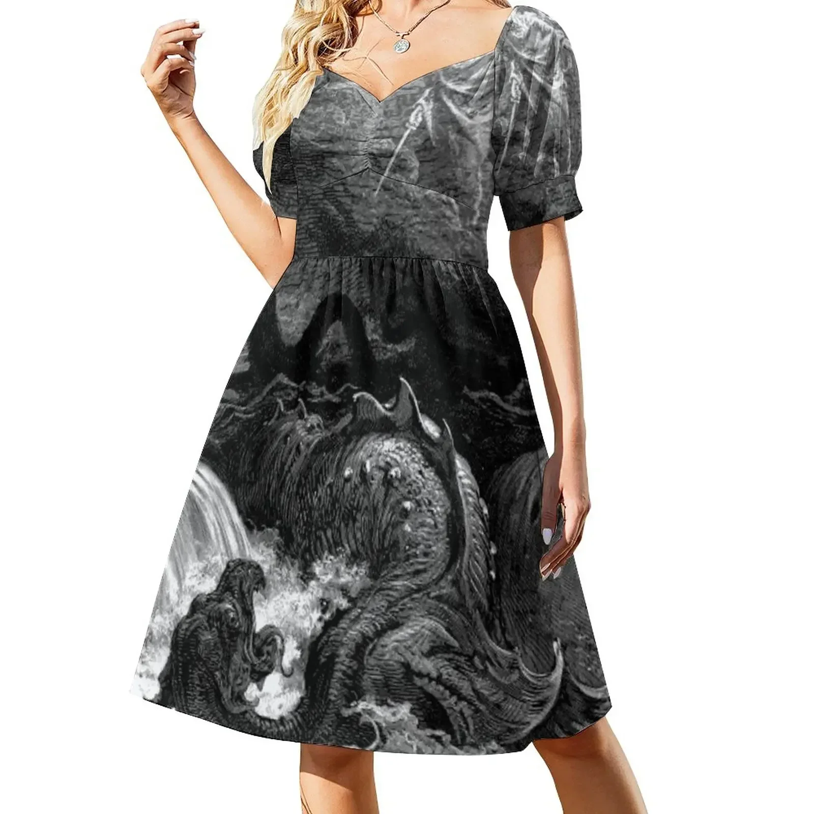 The defeat of leviathan - Gustave Dore Short-Sleeved Dress summer dress daily Summer skirt
The defeat of leviathan - Gustave Dore Short-Sleeved Dress summer dress daily Summer skirt