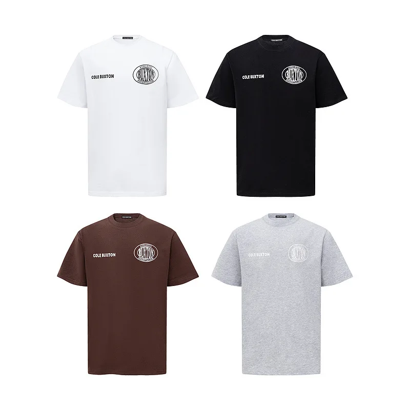 Cole Buxton High-Quality Embroidered Letter Logo Minimalist Summer 100% Cotton Crew Neck Short-Sleeve T-Shirt for Men
Cole Buxton High-Quality Embroidered Letter Logo Minimalist Summer 100% Cotton Crew Neck Short-Sleeve T-Shirt for Men
