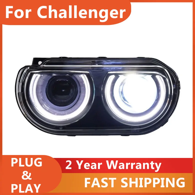 Car Styling for Dodge Challenger Headlight 2011-2014 Challenger Head Light DRL Turn Signal Low High Beam Projector Lens
Car Styling for Dodge Challenger Headlight 2011-2014 Challenger Head Light DRL Turn Signal Low High Beam Projector Lens