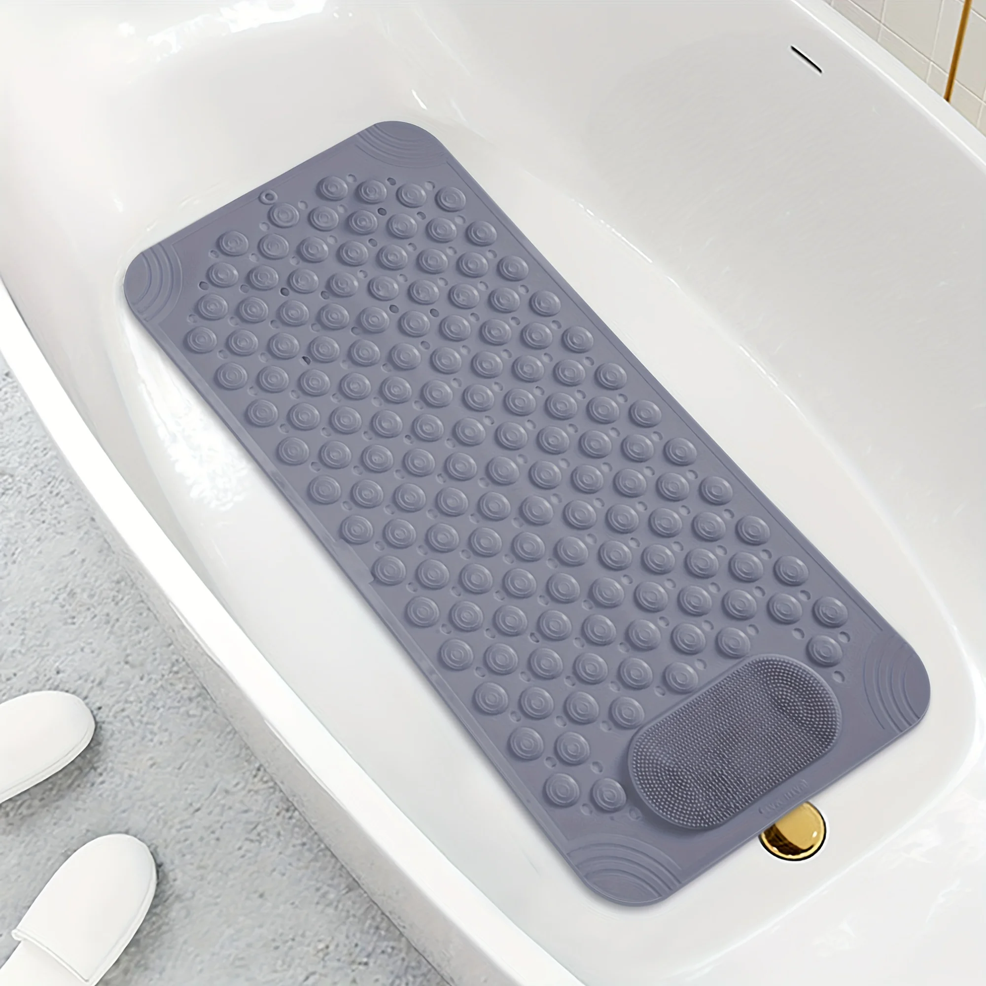 Anti-Slip Shower Mat with Massage Function - Extra Large Bath Tub Mat for Ultimate Safety And Comfort Bathtub Mat
Anti-Slip Shower Mat with Massage Function - Extra Large Bath Tub Mat for Ultimate Safety And Comfort Bathtub Mat