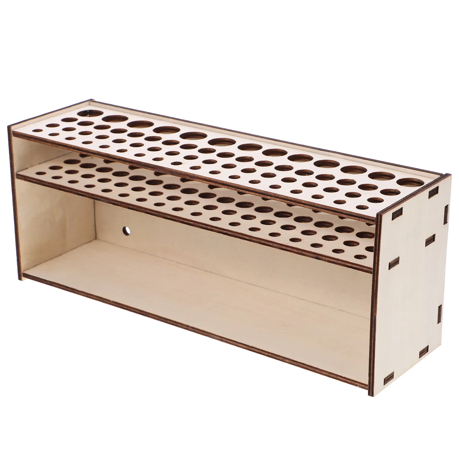 Test Tubes Wooden Paintbrush Storage Box Pen Rack Marker Holder for Laboratory Stand Model
Test Tubes Wooden Paintbrush Storage Box Pen Rack Marker Holder for Laboratory Stand Model