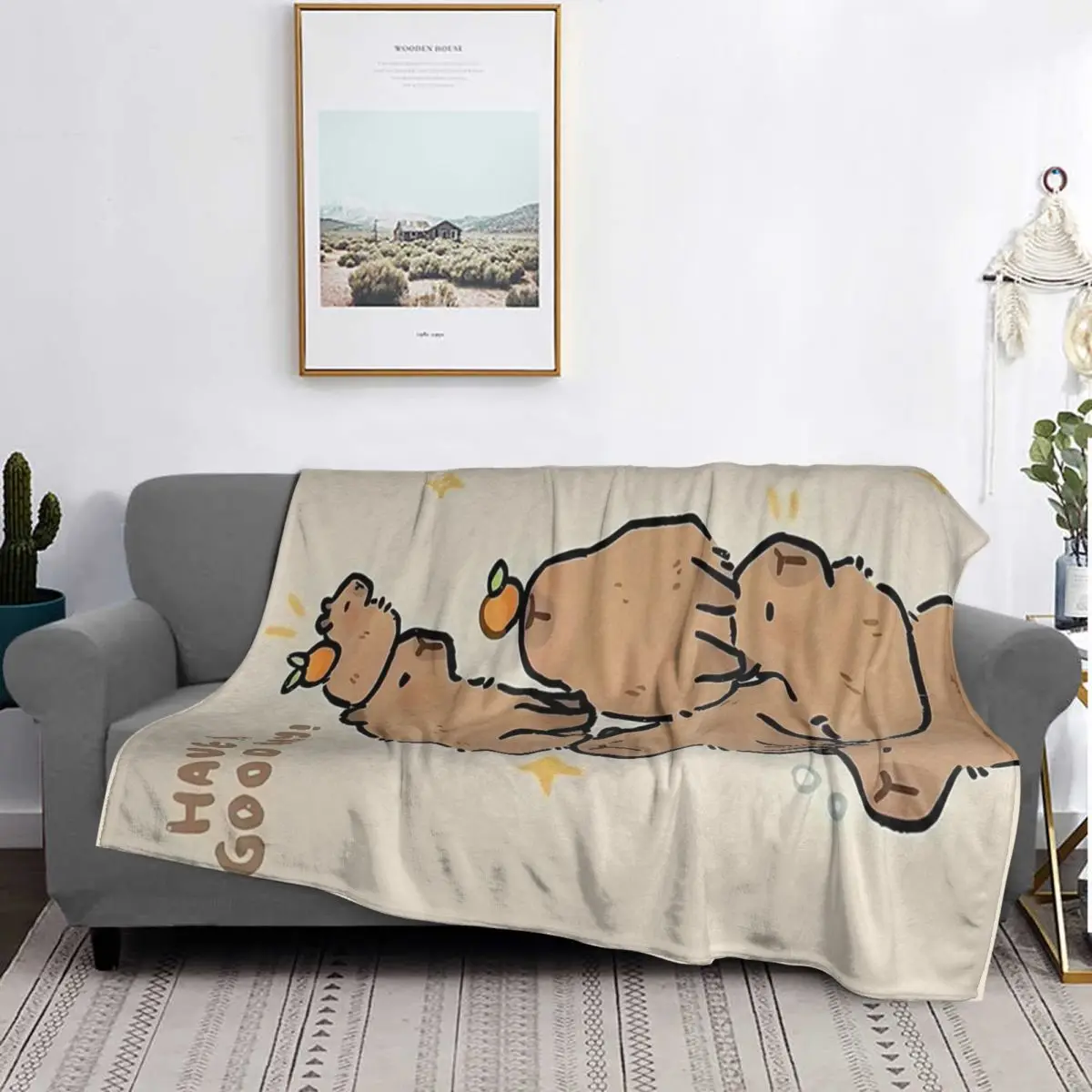 Capybara Blankets Soft Warm Flannel Throw Blanket Plush for Bed Living room Picnic Travel Home Sofa
Capybara Blankets Soft Warm Flannel Throw Blanket Plush for Bed Living room Picnic Travel Home Sofa