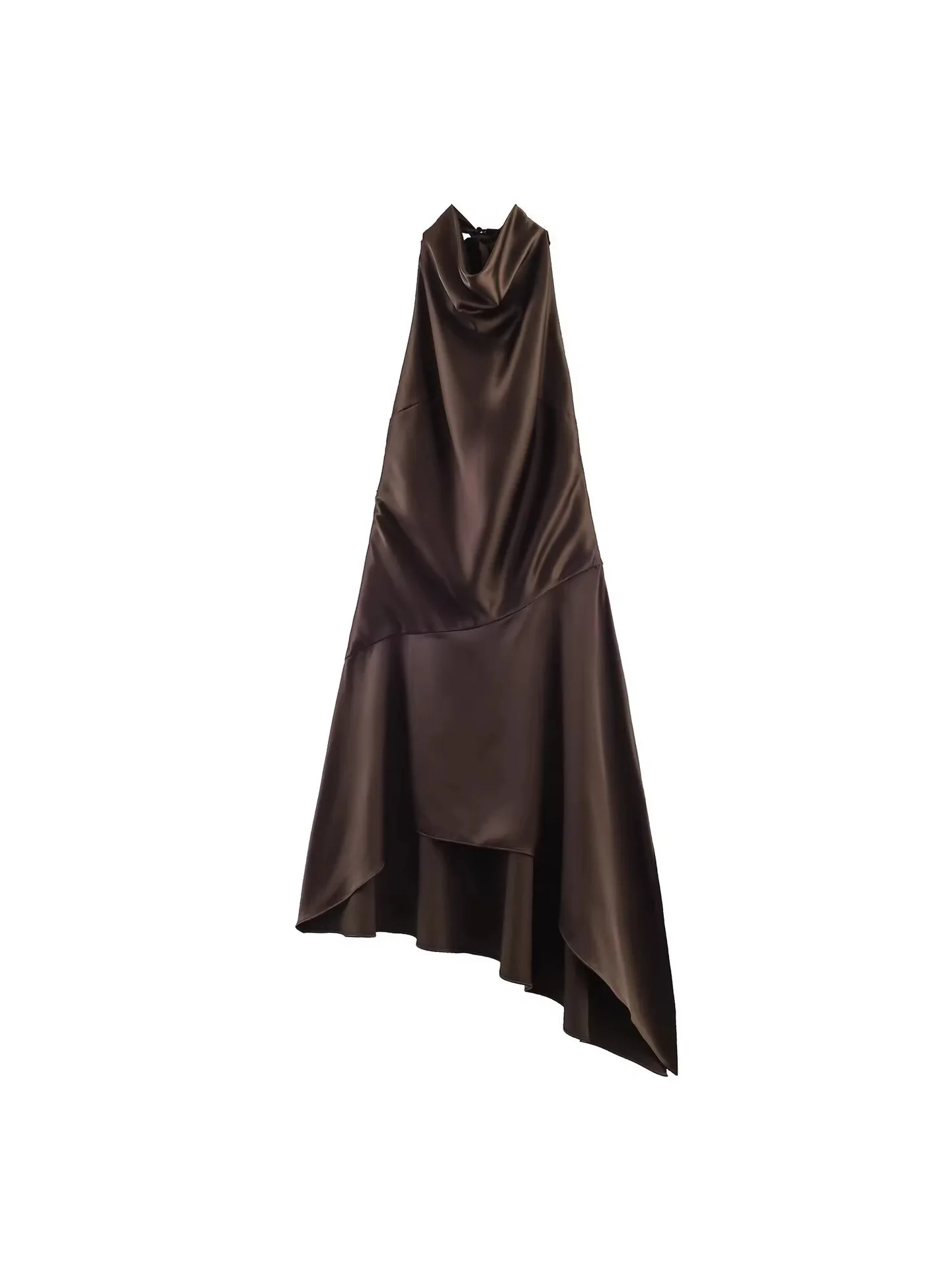 Withered Spring New Women's Dress With Neck Hanging Collar And Bow Decoration Asymmetrical Short Dress For Women
Withered Spring New Women's Dress With Neck Hanging Collar And Bow Decoration Asymmetrical Short Dress For Women