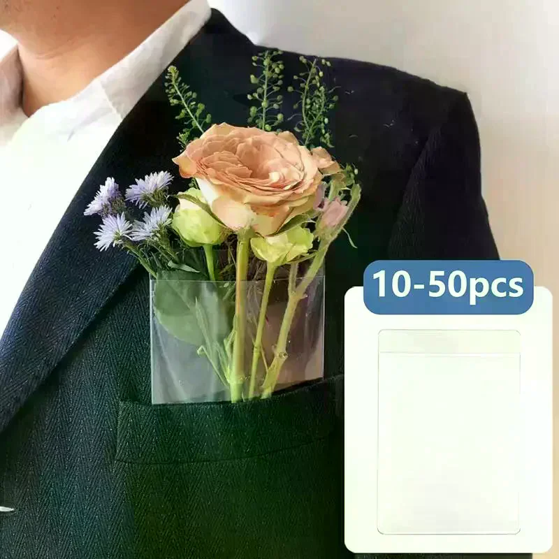 10pcs Pocket Boutonniere Holder Plastic Sleeves For Groom Groomsmen Pocket Square Holders Fits Suit Chest Pocket
10pcs Pocket Boutonniere Holder Plastic Sleeves For Groom Groomsmen Pocket Square Holders Fits Suit Chest Pocket