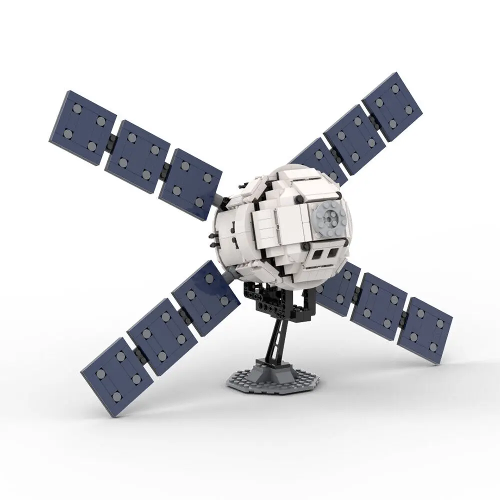 Manned Spaceship Model with AJ10 Engine and Space Capsule 581 Pieces MOC Build
Manned Spaceship Model with AJ10 Engine and Space Capsule 581 Pieces MOC Build