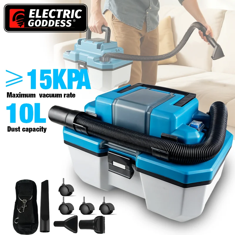 Household Industrial Vacuum Cleaner Dust Collector Drum Brushless Dry/Wet Dual-Purpose Vacuum Cleaner for Makita 21V Battery Pin
Household Industrial Vacuum Cleaner Dust Collector Drum Brushless Dry/Wet Dual-Purpose Vacuum Cleaner for Makita 21V Battery Pin