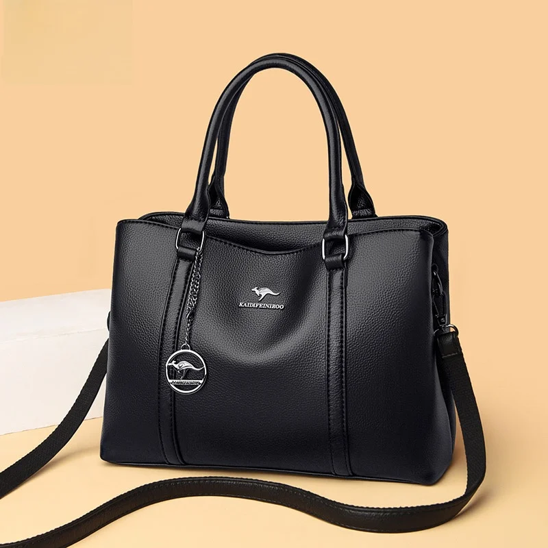 Large Capaci Soft Leather Women's Handbag Crossbody oulder Bag Kangaroo Brand Korean Sle Casual Faion Bag for Middle-...
Large Capaci Soft Leather Women's Handbag Crossbody oulder Bag Kangaroo Brand Korean Sle Casual Faion Bag for Middle-...