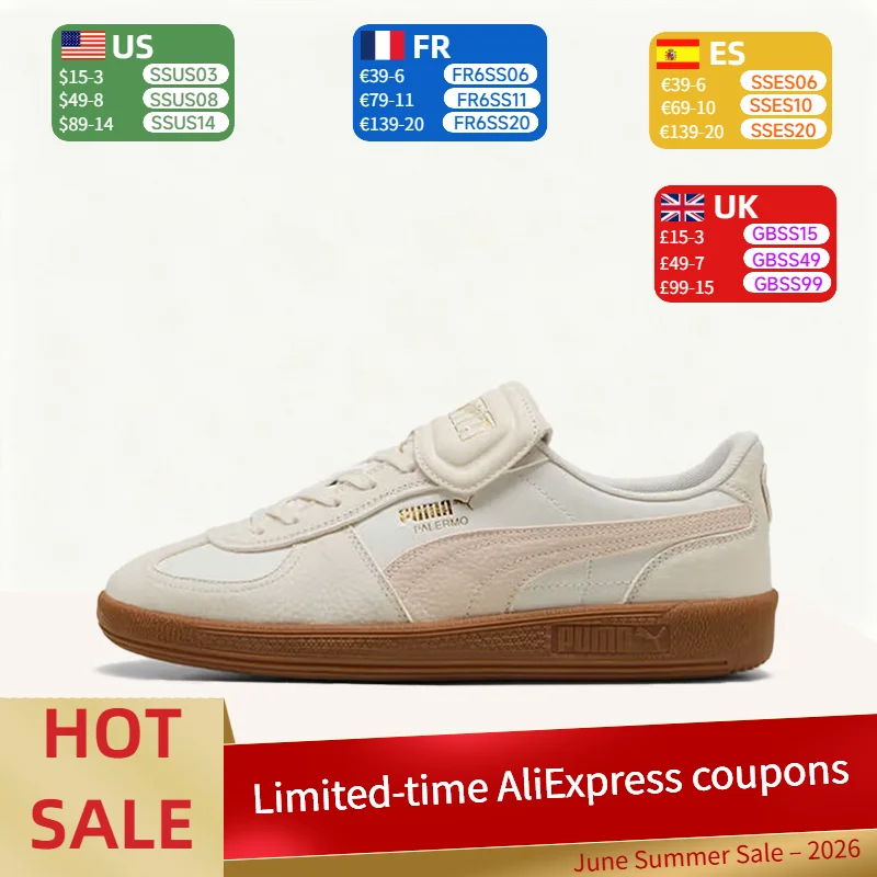 Puma Palermo T: Soft, Lightweight, Breathable, Low-Profile, Durable, Low-Top Casual Sneakers (Unisex) in Beige 401744-01
Puma Palermo T: Soft, Lightweight, Breathable, Low-Profile, Durable, Low-Top Casual Sneakers (Unisex) in Beige 401744-01